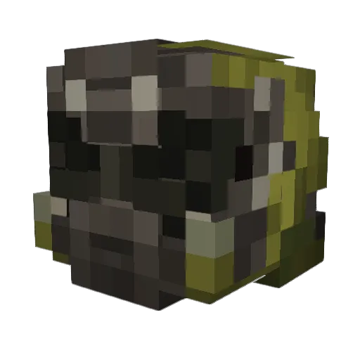 TDGie Minecraft avatar head, 3D render