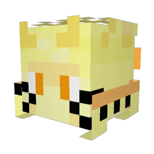 TDGobbler Minecraft avatar head, 3D render