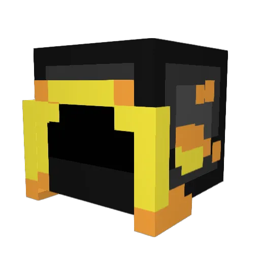 TDH74 Minecraft avatar head, 3D render