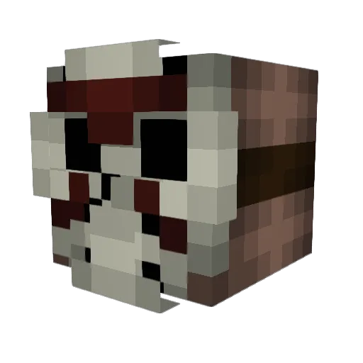 TDS_Space Minecraft avatar head, 3D render