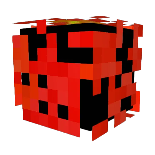 TD_DURO Minecraft avatar head, 3D render