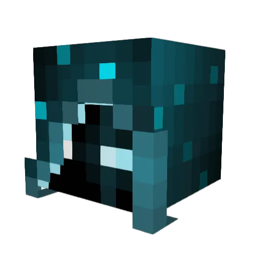 TD_Panda Minecraft avatar head, 3D render