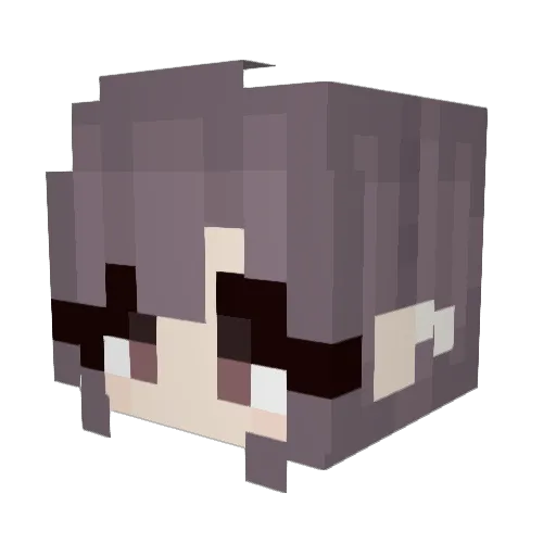 TDev_0 Minecraft avatar head, 3D render