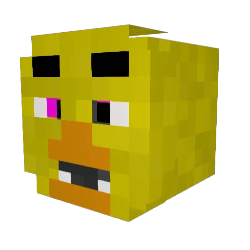 TDshadowgirl Minecraft avatar head, 3D render