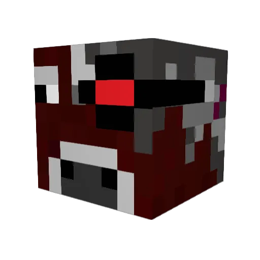 TDx2_koen Minecraft avatar head, 3D render