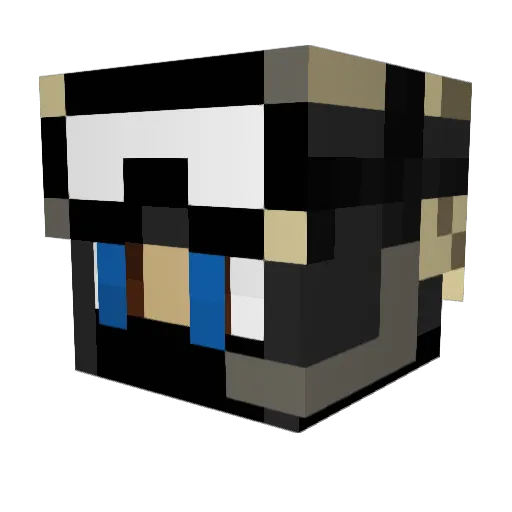 TEAM_ATS_mkiller Minecraft avatar head, 3D render
