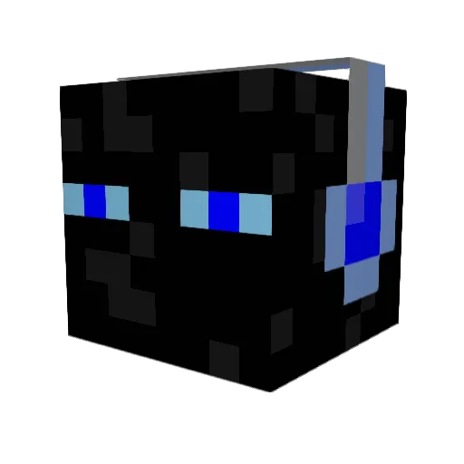 TECNOMASTER Minecraft avatar head, 3D render