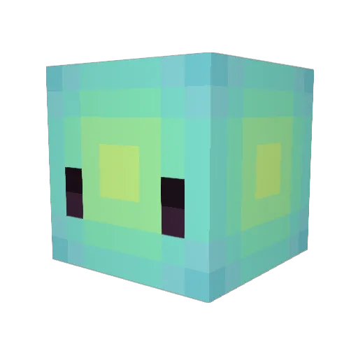 TEDI88 Minecraft avatar head, 3D render