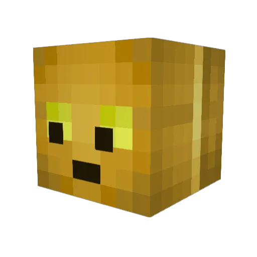 TEH_REDNAX Minecraft avatar head, 3D render