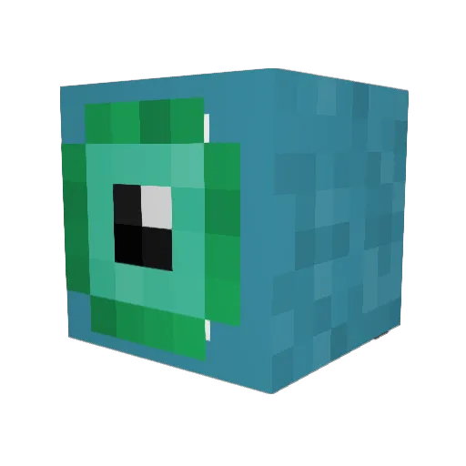 TELLEZ090 Minecraft avatar head, 3D render