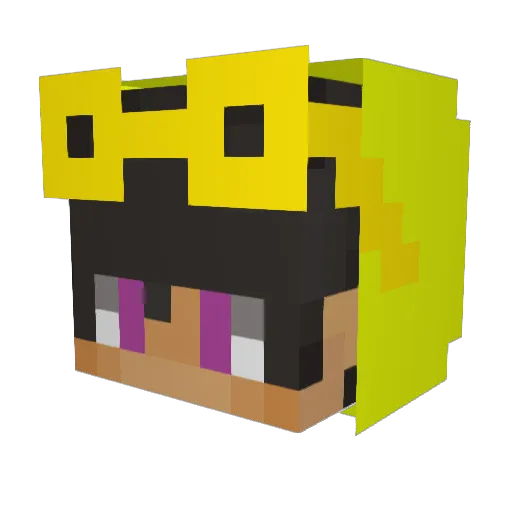 TEMNIK__ Minecraft avatar head, 3D render