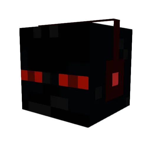 TEMPEST4_ Minecraft avatar head, 3D render