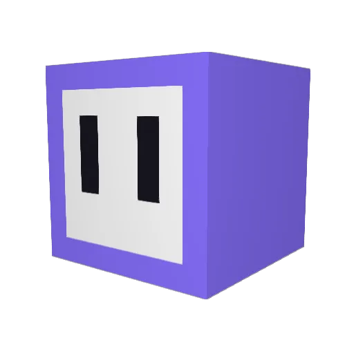 TENG1X Minecraft avatar head, 3D render