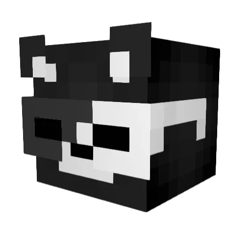 TENGUZZY Minecraft avatar head, 3D render