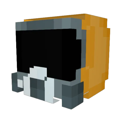 TERIKAZI Minecraft avatar head, 3D render