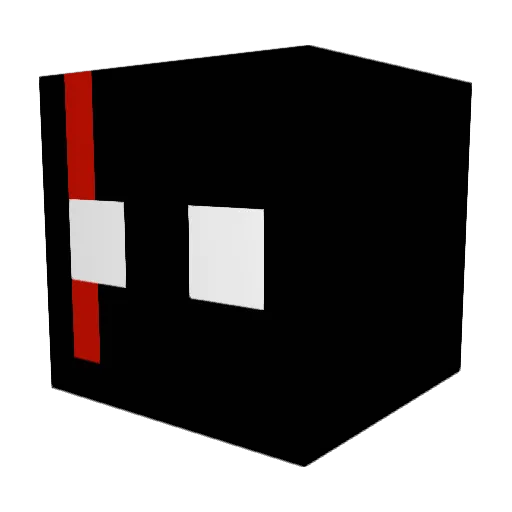 TERMINATHA Minecraft avatar head, 3D render