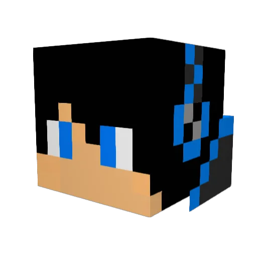 TERMINATORMAN12 Minecraft avatar head, 3D render