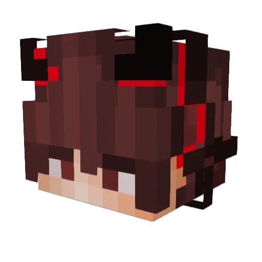 TERRYPERI Minecraft avatar head, 3D render