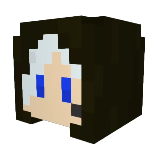 TESTA_ROSSA Minecraft avatar head, 3D render