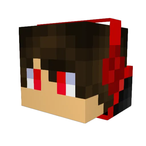 TE_Gam3r Minecraft avatar head, 3D render