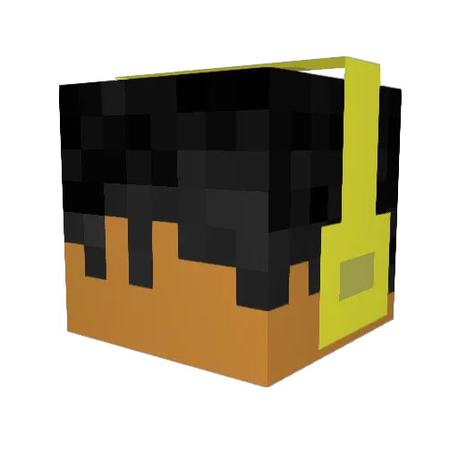 TEwekk Minecraft avatar head, 3D render