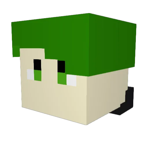 TF2FORLIFE Minecraft avatar head, 3D render