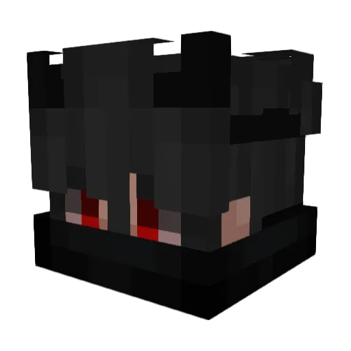 TFL_Gotek Minecraft avatar head, 3D render