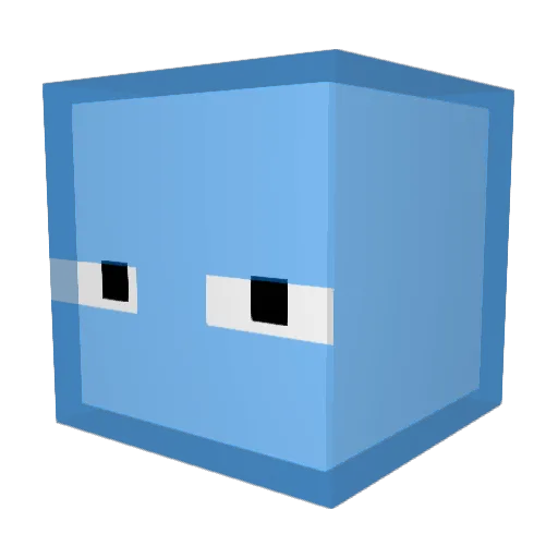 TGIsh Minecraft avatar head, 3D render