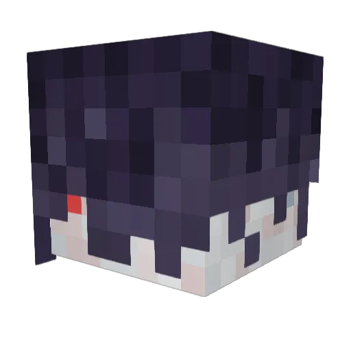 TGRBTW Minecraft avatar head, 3D render