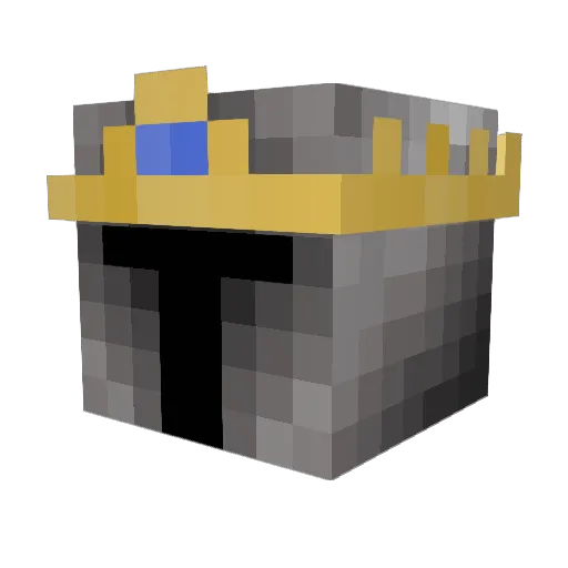 TGV2107 Minecraft avatar head, 3D render