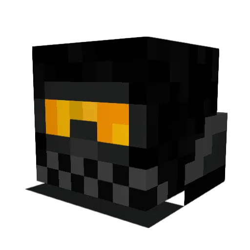TGamingA Minecraft avatar head, 3D render