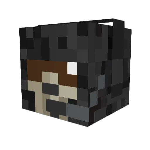 TGhost48 Minecraft avatar head, 3D render