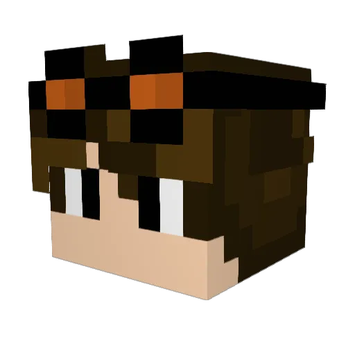 TGriff505 Minecraft avatar head, 3D render