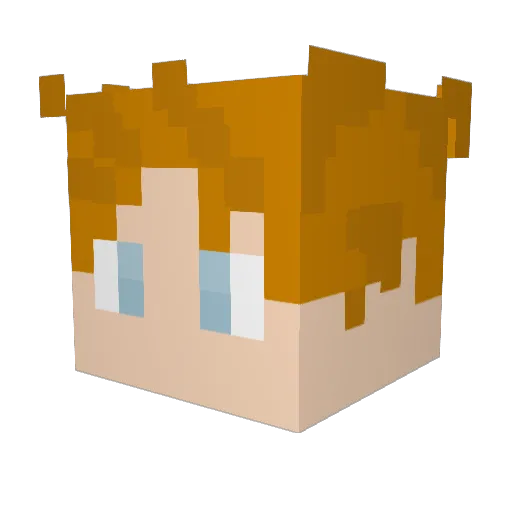TH0MAS_JEFFERS0N Minecraft avatar head, 3D render
