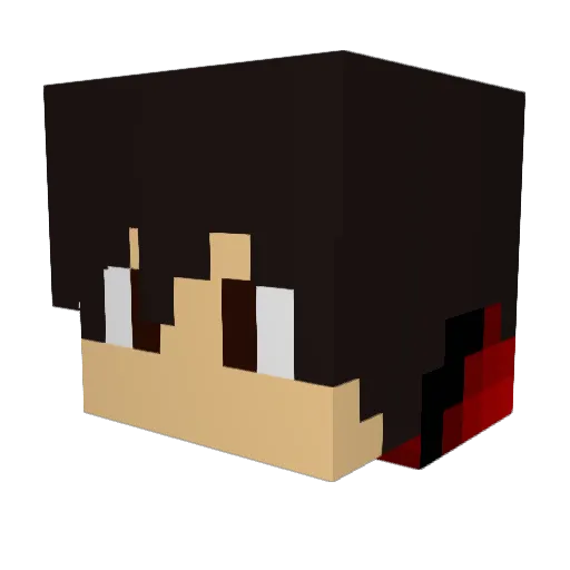 TH159 Minecraft avatar head, 3D render