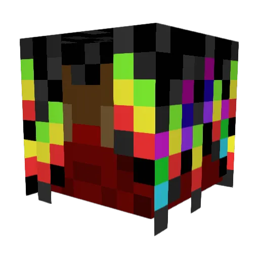 TH3MaCH0MaN Minecraft avatar head, 3D render
