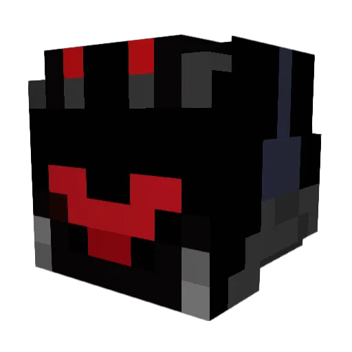 TH3R3AP3R24 Minecraft avatar head, 3D render