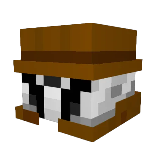 TH3_HAUNT3ED Minecraft avatar head, 3D render