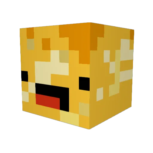 TH3hunnidz Minecraft avatar head, 3D render