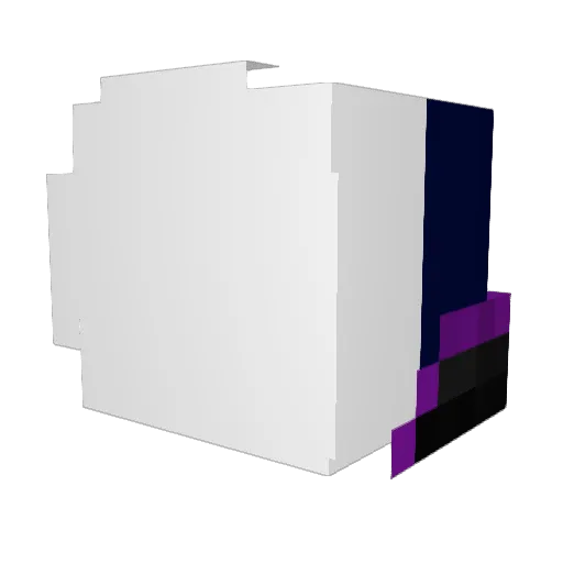 THAKURJI Minecraft avatar head, 3D render