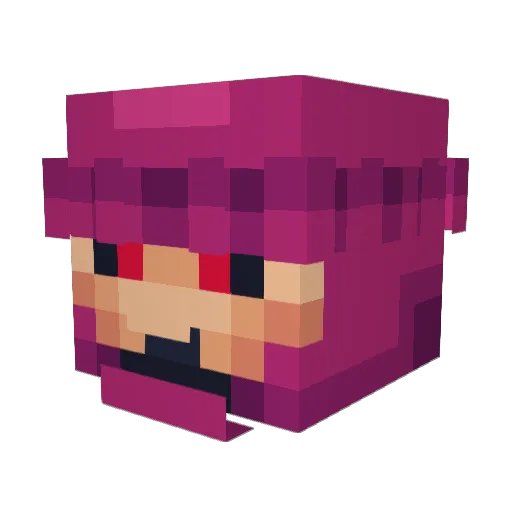 THCPerro10 Minecraft avatar head, 3D render