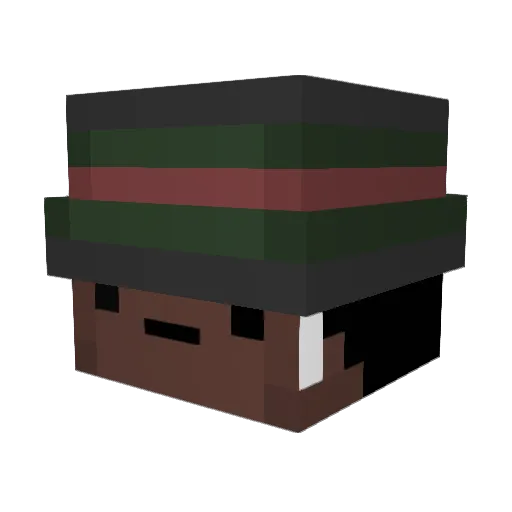 THCisMyLife Minecraft avatar head, 3D render