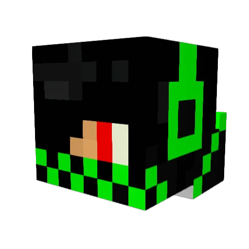 THEAdrien39 Minecraft avatar head, 3D render