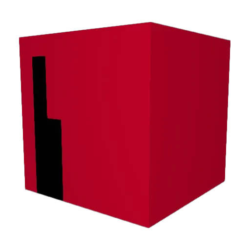 THEBIPBOY Minecraft avatar head, 3D render