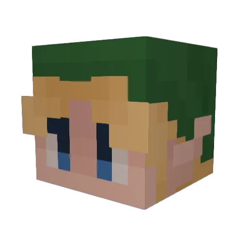THEBigGeStOnE78 Minecraft avatar head, 3D render