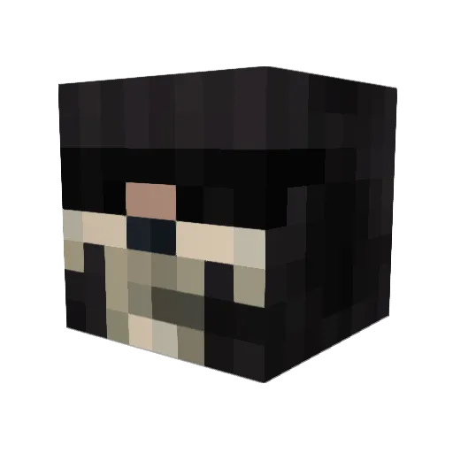THECOOLCrAFTER23 Minecraft avatar head, 3D render