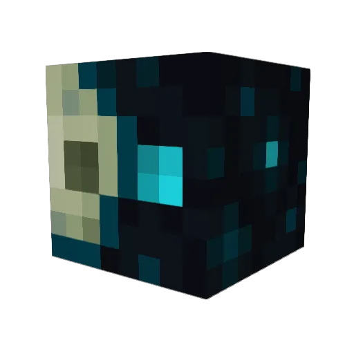 THEDABLAH Minecraft avatar head, 3D render