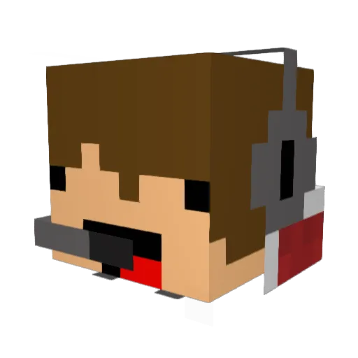 THEDIAMONDGUY248 Minecraft avatar head, 3D render