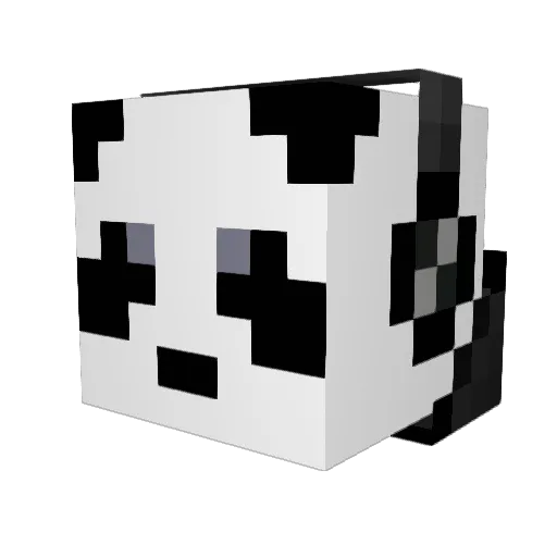 THEE_Fatpanda Minecraft avatar head, 3D render