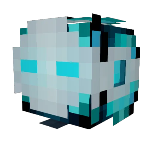 THEGAMER101 Minecraft avatar head, 3D render